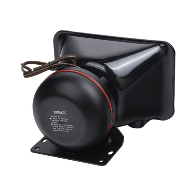 Bocina de uso Rudo, de 100 W, Alto Rendimiento y Base en Aluminio, 8 Ohms de Impedancia