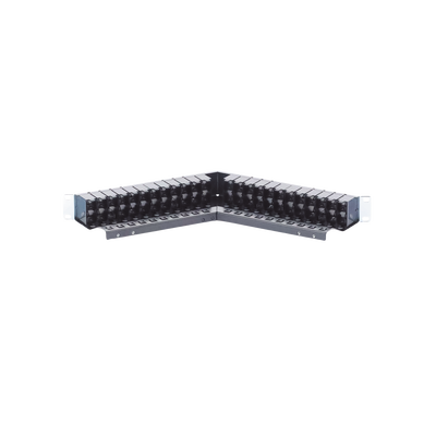 Patch Panel Z-MAX de 48 puertos, Blindado, Precargado con Jacks Categoría 6A,  Angulado, 1UR