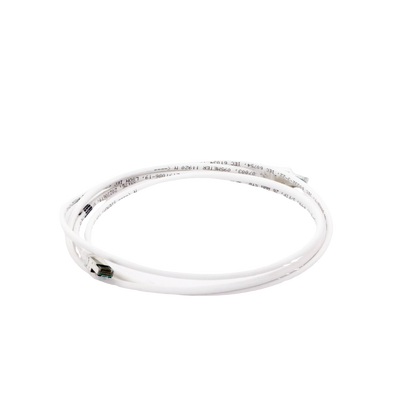 Patch Cord Z-MAX Cat6A S/FTP, CM/LS0H, 7ft, Color Blanco, Versión Bulk (Sin Empaque Individual)