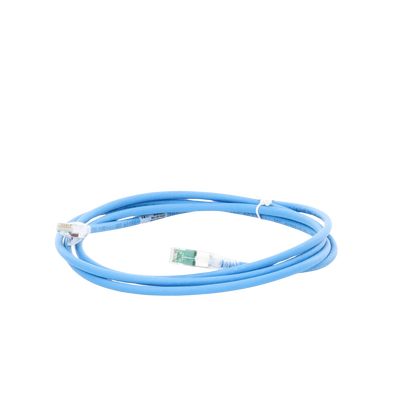 Patch Cord Z-MAX Cat6A S/FTP, CM/LS0H, 7ft, Color Azul, Versión Bulk (Sin Empaque Individual)