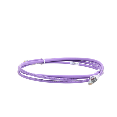 Patch Cord Z-MAX Cat6A S/FTP, CM/LS0H, 7ft, Color Violeta, Versión Bulk