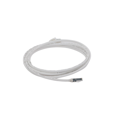 Patch Cord Z-MAX Cat6A S/FTP, CM/LS0H, 10ft, Color Blanco, Versión Bulk (Sin Empaque Individual)