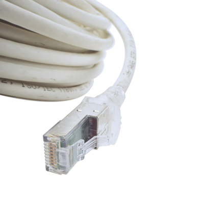 Patch Cord Z-MAX Cat6A S/FTP, CM/LS0H, 50ft, Color Blanco