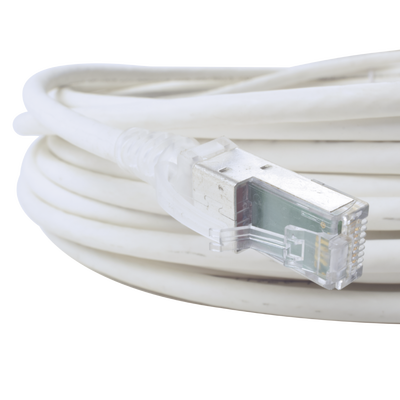 Patch Cord Z-MAX Cat6A S/FTP, CM/LS0H, 50ft, Color Blanco