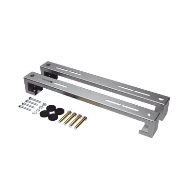 ZT-MPF-180 Base para piso universal ajustable para capacidades de 1 a 3 toneladas con pernos deslizables y amortiguación
