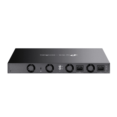 Switch Omada L3 SDN Administrable / 48 puertos Gigabit y 6 puertos SFP+ / Funciones RIP, VRRP, Servidor DHCP / Administración centralizada OMADA / Fuente Redundante
