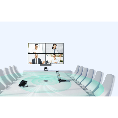 Micrófono de Videoconferencia VCM-36W de Yealink con Tecnología Yealink Full Duplex y Cancelación de Eco/Acústica