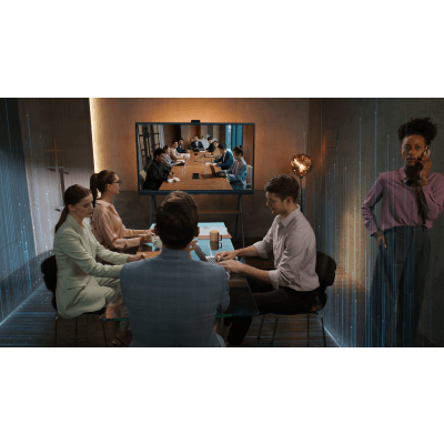 Yealink MeetingBoard 86 Pro, Centro de Colaboración Inteligente con IA, 4K UHD, Android 13, Micrófonos Integrados y Cámara Ultra Gran Angular