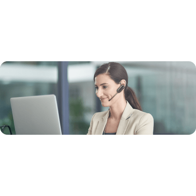 Auricular DECT Inalámbrico WH63 E2 de Yealink con Certificación Teams y Cancelación de Ruido Profesional