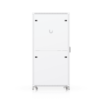 UACC Rack Cabinet 42U (600 × 1000 mm) – Gabinete de Piso Totalmente Ensamblado con Ventiladores Integrados, Paneles Removibles, Ruedas con Seguro y Puerta Frontal de Vidrio Templado