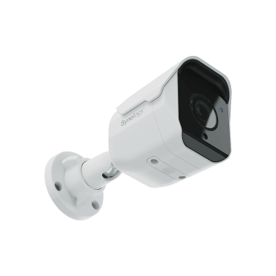 Cámara de Vigilancia BC500 | 5 Megapíxeles (2880x1620) | Lente 2.8 mm (110° H) | Visión Nocturna 30 mts | IP67 | IA para Detección de Personas y Vehículos | Compatible con Surveillance Station | Almacenamiento en mic
