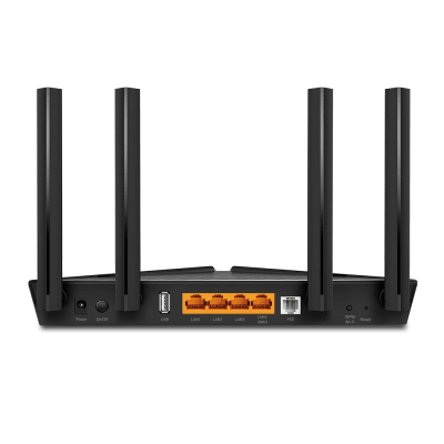 ONU/ONT - GPON Router inalámbrico AX 1800 / 1 Puerto PON SC/APC / 1 Puerto FXS (RJ11) / 4 Puertos LAN 10/100/1000 MBPS / Compatible con EasyMesh /  Soporta AgiNet Config - AgiNet ACS (Gestón remota)