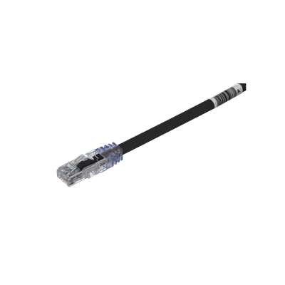 Cable de Parcheo UTP, Cat6A, 24 AWG, CM, Color Negro, 10ft
