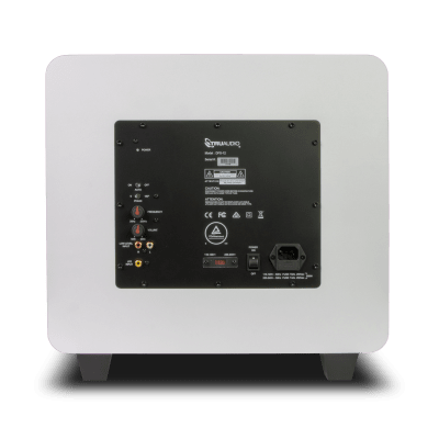 Subwoofer Activo de 10in | Diseño Down-Firing | 300W RMS | Recinto Sellado | Acabado Blanco