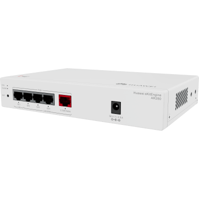 Router eKit para 150 clientes / Controladora para 16 APs / 5 Puertos PoE+ (1 WAN 2.5 Gbps + 1 LAN Gigabit + 3 LAN/WAN gigabit) / Presupuesto PoE 41W / Gestión en la nube / Libre de licenciamiento