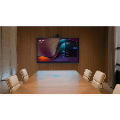 Yealink MeetingBoard 86 Pro, Centro de Colaboración Inteligente con IA, 4K UHD, Android 13, Micrófonos Integrados y Cámara Ultra Gran Angular