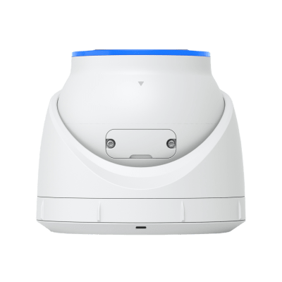 Cámara UniFi Protect Turret AI blanca / 4K(8MP) / Ángulo ultra-ancho 109.9 / Visión Nocturna IR 40 m / AI Avanzado: Reconocimiento de Rostros y Matrículas / LED para color en la noche / Micrófono 2 vías / ranura M