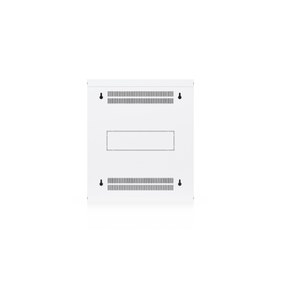 UACC Rack Cabinet 12U (550x 450 mm) - Gabinete Cerrado para Montaje en Pared con Puerta Frontal Perforada, Totalmente Ensamblado con Ventiladores Integrados y Paneles Removibles