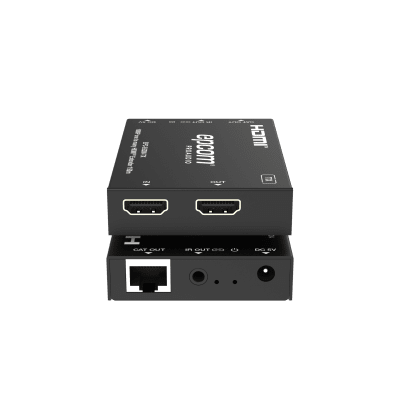 Extensor HDMI™ Sobre IP | Codificador Y Decodificador | 150m Por Cable CAT6 | Compatible Con Red Gigabit | Video Full HD | Compresión EZCast | Control IR Unidireccional