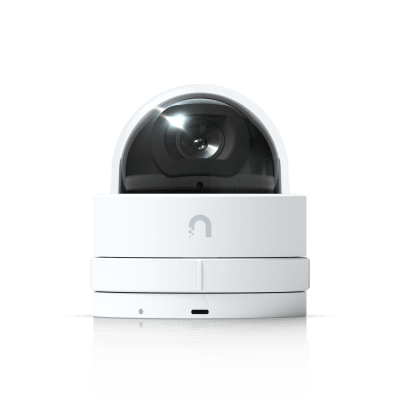 Cámara IP UniFi G5 Domo Ultra, de bajo perfil para interior, 2K (4MPX), ángulo amplio 102.4°, visión nocturna IR hasta 20 mts, detección de eventos, para pared o techo