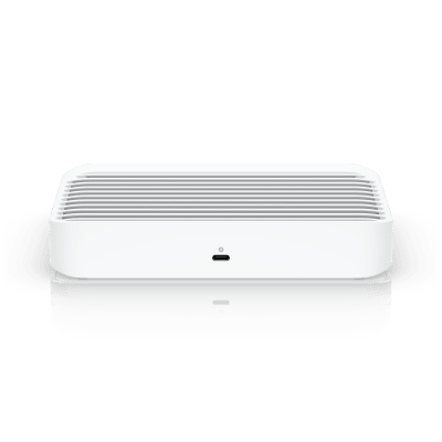 USW Flex XG Switch Capa 2, Compacto de 4 Puertos 10GbE, Puede ser Alimentado por un Puerto GbE PoE+ o con un Adaptador 5 Vcc USB-C