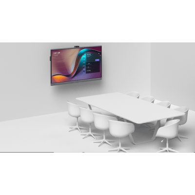 Yealink MeetingBoard 65 Pro, Centro de Colaboración Inteligente con IA, 4K UHD, Android 13, Micrófonos Integrados y Cámara Ultra Gran Angular