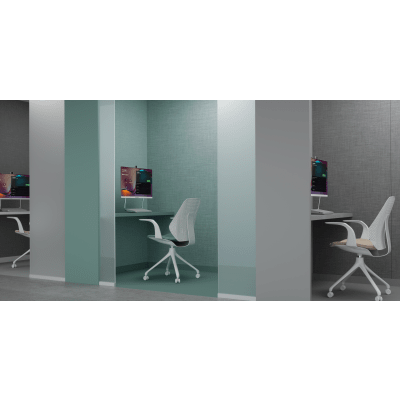 Sistema de Videoconferencia Todo en Uno DeskVision A24 de Yealink con cámara 4K y pantalla táctil de 24”