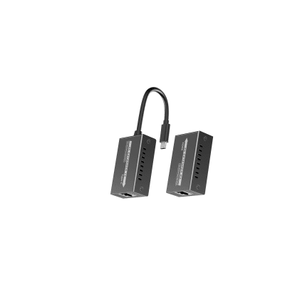 Extensor Mini 4K120Hz USB-C a HDMI | Transmisión 18 Gbps | Distancia 60m 4K@60Hz | HDR10 / HDCP 2.2 | Protección ESD ±8KV | Alimentación por Fuente de Señal.