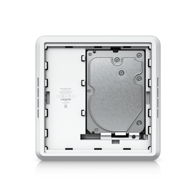 UniFi Protect UNVR-Instant – Grabador de Video en Red con Soporte para HDD de 3.5”, Switch PoE Integrado de 6 Puertos GbE (40W) y Puerto HDMI Viewport