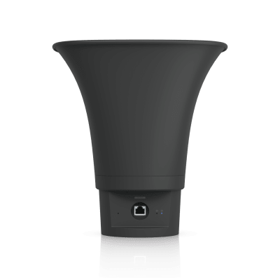 UniFi Protect AI Horn Speaker, Altavoz IP 120 dB, PoE+, Alerta AI Avanzada, Montaje Pared, Esquina y Poste, IP66, Color Negro