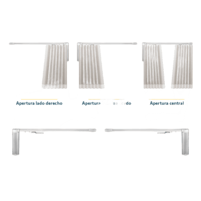 Kit para convertir, automatizar y controlar sus cortinas tradicionales (riel 4.8m, 65 kilos), motor inteligente. Integre con Alexa y control remoto desde su App.