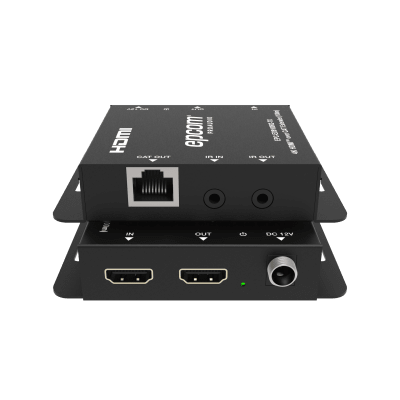Kit Extensor HDMI | 4K30 hasta 100m | Cat6 | Transmisión sin Compresión | Soporta PoC Bidireccional | EDID y Audio 5.1CH