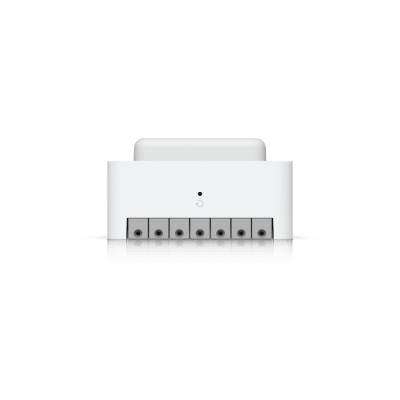 Centro de Control de Acceso Compacto Ubiquiti UniFi / Terminal de Bloqueo 12V / Entradas Adicionales Sensor y Botón / Alimentación PoE++ / Conexión para Dos Lectores o Cámaras / Uso Interior