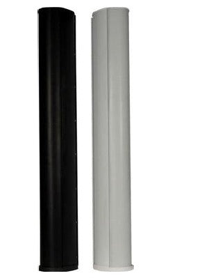BIAMP ENT-FRW Altavoz de columna ENTASYS de arreglo lineal Serie E ENT-FR, de rango completo, resistente a la intemperie, de 3 vías, 600 W continuos, 2400 W pico, color Blanco. 1 PIEZA