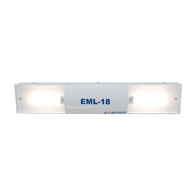 Lámpara Fluorescente de Respaldo 18 W con Cargador Inteligente.