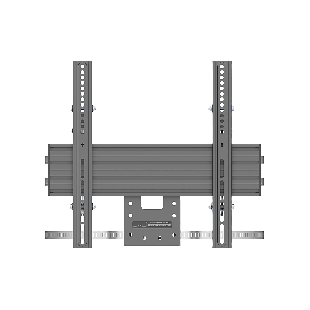 MONTAJE PARA PANTALLAS DE 32 A 65 PULGADAS EN COLUMNA| VESA 100 X 100 HASTA 400 X 400 | COLOR NEGRO| CAP. MAX 35KG