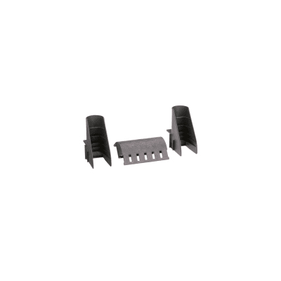 Kit de Bajada de Cables Para Charola Tipo Escalerilla, Con Control de Radio de Curvatura, Fabricado en Nylon 6.6, Color Negro