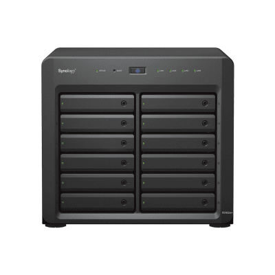 Servidor NAS Synology DiskStation DS3622xs+ | 12 Bahías | Intel Xeon 6 Núcleos | 16 GB DDR4 ECC | 10GbE RJ-45 | Expansión Hasta 36 Bahías | RAID F1, 0, 1, 5, 6, 10 | Caché NVMe SSD .