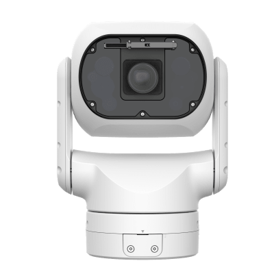 Cámara PTZ AI 2MP / Zoom Óptico 55x / IR 500 m / Rango de Temperatura -50°C a 60°C / IP66 IP68 NEMA4X / WDR 120 dB / Auto Tracking / Compatible con H.265 H.264 MJPEG / Certificación FIPS 140-3 Level3