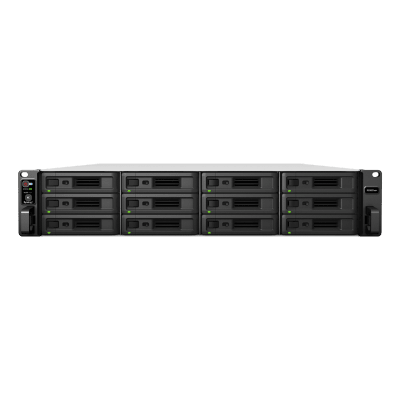 RackStation RS3621xs+ | 12 Bahías | Procesador Intel Xeon D-1541 8 Núcleos | 8 GB DDR4 ECC | Dual 10GbE | Alimentación Redundante | Escalable a 36 Bahías | Garantía 3 Años.