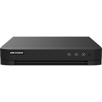 DVR 4 Canales TURBOHD + 4 Canales IP / 8 Megapixel (4K) / Audio Bidireccional / ACUSENSE / 1 Bahía de Disco Duro / Salida de Video en Full HD / H.265+