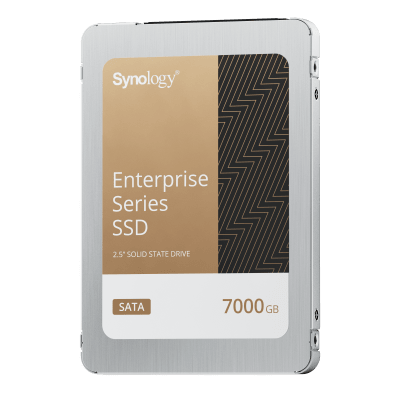SSD SATA de 2,5" Serie Enterprise | 7000 GB | Alto Rendimiento Estable | Resistencia Empresarial | Protección de Datos Integral | Análisis de Vida Útil | Compatibilidad con Synology DSM | Garantía de 3 Años.