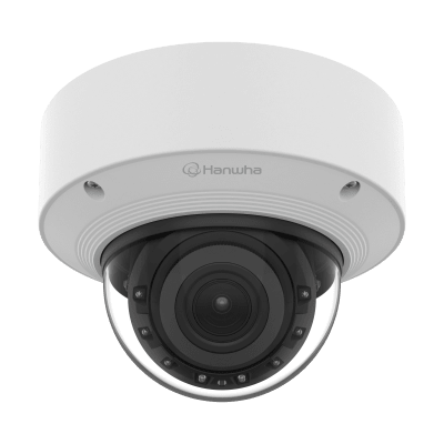 Cámara Domo 4K con IA, Antivandalica / Lente Motorizado de 4.4 a 9.3mm / P-Iris, WDR 120dB / Ranura SD / Conteo de personas y Vehiculos