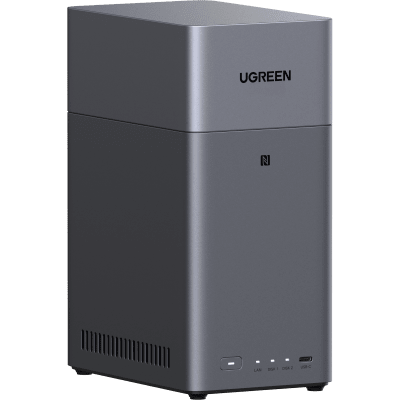 NASync DXP2800 | SO UGOS Pro |  Intel N100 12th Gen Intel® 4 Core™ | 2 Bahías SATA hasta 48TB | 2-Bahias (M.2 NVMe) hasta 16TB | 8GB DDR5 (Exp. a 16GB) | Ethernet 2.5G  | HDMI 4K | 2* USB2.0 | 1*USB 3.2Gen | 1* USB 3.2Gen2 | 1*USB-C 3.2Ge