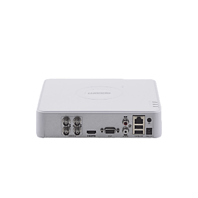 Audio Bidirieccional DVR 4 Canales TurboHD + 1 Canal IP / 2 Megapixel (1080p) Lite / Acusense Lite (Evita Falsas Alarmas) / 1 Bahía de Disco Duro / H.265+ / Salida de Vídeo Full HD