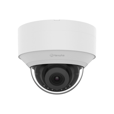 Cámara IP Tipo domo Antivandálica 5 Megapíxel / Lente fijo 3mm / IR 25M / WDR 120db / IP66 / H.265 & WiseStream / Inteligencia Artificial Deteccion de Personas y vehiculos