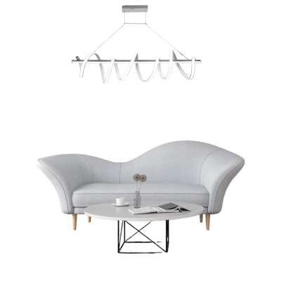 Lámpara de Techo LED / 80W / Flujo Luminoso 6400 Im / Ø1050 mm / Luz Blanca 6500K - Neutra 4000K - Cálida 2700K / Vida Útil 50,000 h / IP20 / Montaje Sobreponer / Blanco / Aluminio y PC