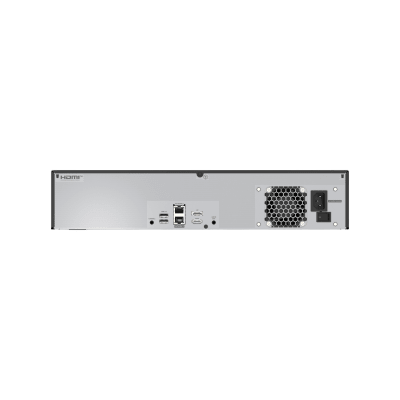 NVR de 12 Megapíxel sistema operativo Ubuntu Linux / Hasta 32 canales / 8TB Incluidos / H.265 & WiseStream / Incluye 1 Licencia de 4 canales