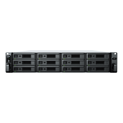 Servidor de Almacenamiento Synology SA6400 | 12 Bahías | Escalable hasta 108 Bahías | AMD EPYC 7272 | 32 GB DDR4 ECC | 10GbE RJ-45 | RAID F1, 0, 1, 5, 6, 10.