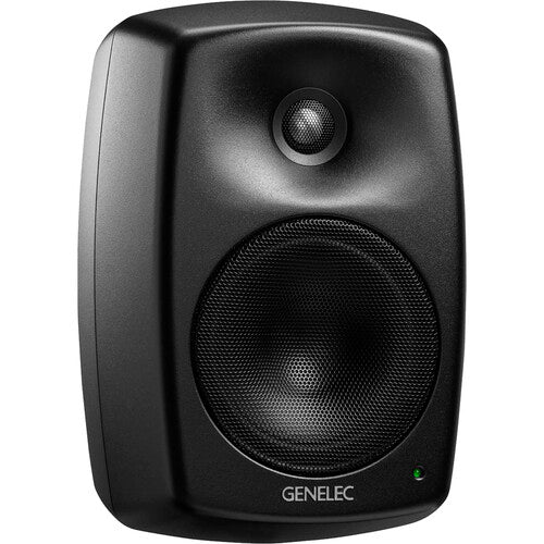 GENELEC 4030CM Altavoz activo, Mystic Black, woofer 5", tweeter ¾", 100W Clase D, respuesta 47 Hz–25 kHz, SPL máx. 110 dB, entrada Euroblock, compensación de sala, ideal para instalaciones comerciales 1 PIEZA